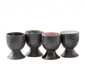 Bitz Kalíšk na vajíčko (sada 4 ks) Black/Mix light