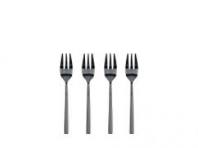 Bitz Sada desertních vidliček 14,4 cm (4 ks) Black