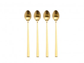Bitz Sada lžíček na latté 20 cm (4 ks) Brass