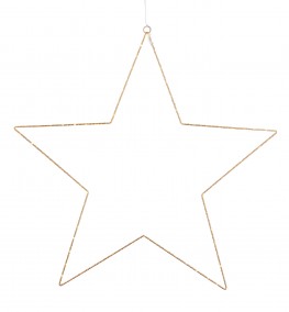 Sirius LED dekorace Liva Star Gold Ø70cm (80 LED světel)