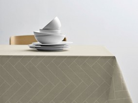 Södahl Kuchyňský ubrus 140x270 Tiles Damask Eucalyptus