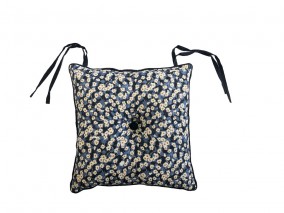 Södahl Sedák na židli 40x40x5cm Bellis Indigo/Camel