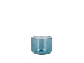 Lyngby Glas Skleněná miska Valencia 8 cm Blue