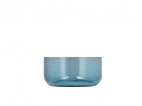 Lyngby Glas Skleněná miska Valencia 13 cm Blue