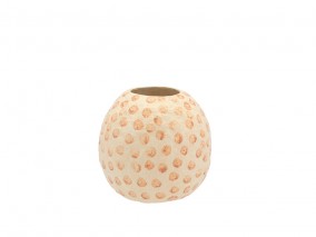 Villa Collection Dekorační váza Tana 20 cm Cream/Nougat