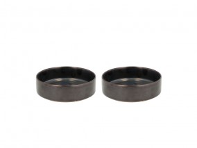 Villa Collection Porcelánová mísa Fjord 0.45l Black (sada 2 ks)