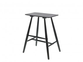 Villa Collection Vysoká židle Bast 46.5x28x64 cm Black