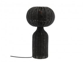 Villa Collection Stolní lampa Werna 30 x 53,5 cm Black Rattan