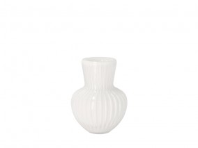 Villa Collection Skleněná váza Cuneo 15 x 20 cm White