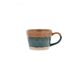 Villa Collection Porcelánový hrnek Evig 0,3 l 10 x 7,3 cm Blue/Brown