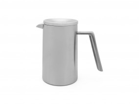 Leopold Vienna French Press San Marco dvoustěnný 1000ml, stříbrný