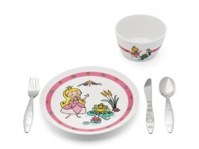 Zilverstad Jídelní porcelánová sada Princezna (5 ks)