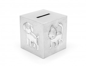 Zilverstad Kasička Mazlíčci stříbrná