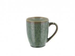 Bitz Lesklý hrnek s ouškem 30cl Dark Green/Light Green