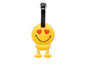 Hoptimist Visačka na tašku Smajlík se srdíčky