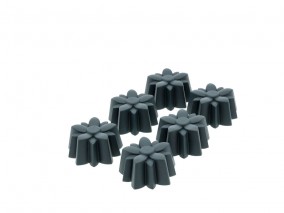 Blomsterbergs Forma na muffiny Kytičky 6ks 27x18,5x3cm