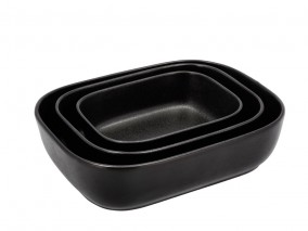 Holm Sada 3 zapékacích míst Kamenina Black