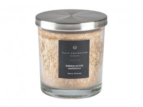 Villa Collection Vonná svíčka ve skleněné dóze s víkem Sandalwood Gardenia (45 hodin)
