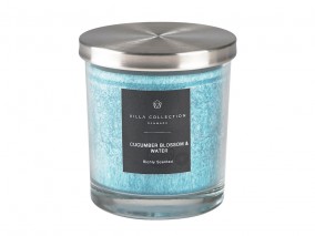 Villa Collection Vonná svíčka ve skleněné dóze s víkem Cucumber Blossom & Water (45 hodin)