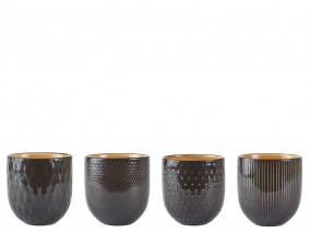 Villa Collection Hrnek Velma (4 druhy) Dark grey 0,4 l
