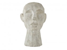 Villa Collection Figurka Hlava Talvik Grey 30 cm