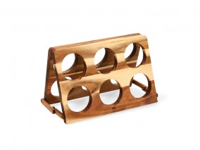 Stojan na víno 37 x 19 x 22 cm Akáciové dřevo